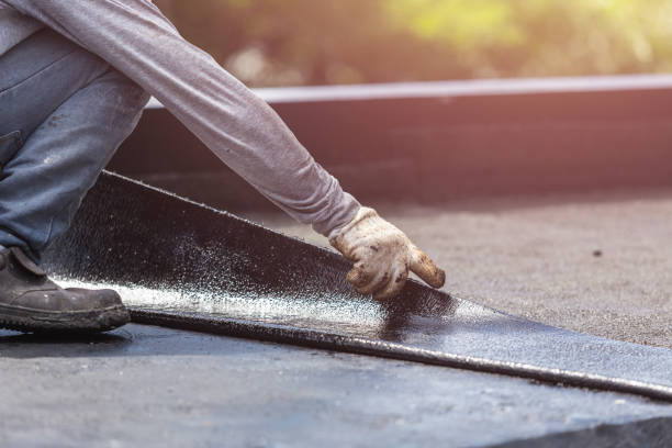 Professional Basement Waterproofing technician working in Baidland, PA